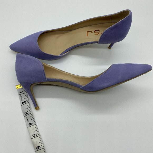 FSJ Women Basic Slip on D'Orsay Pumps Heels Pointe - Picture 8 of 11